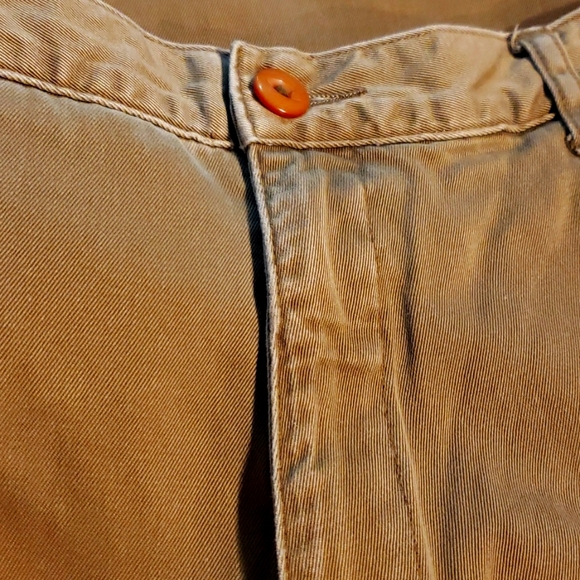 EDDIE BAUER High-Waisted VTG Jeans Relaxed Fit - Lt Nut Brown - Size 16 - EVC - Picture 5 of 10